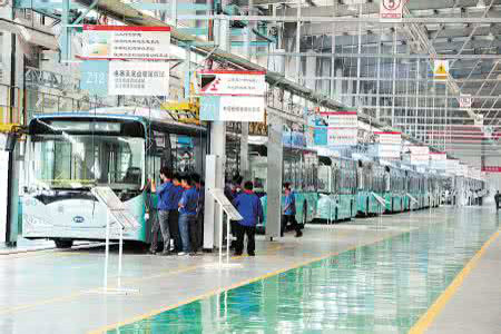 比亚迪打造以色列首支纯电动大巴车队