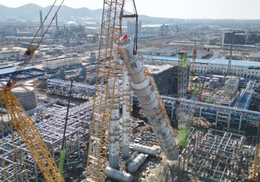 吉林石化转型升级丙烯腈装置进入安装攻坚阶段